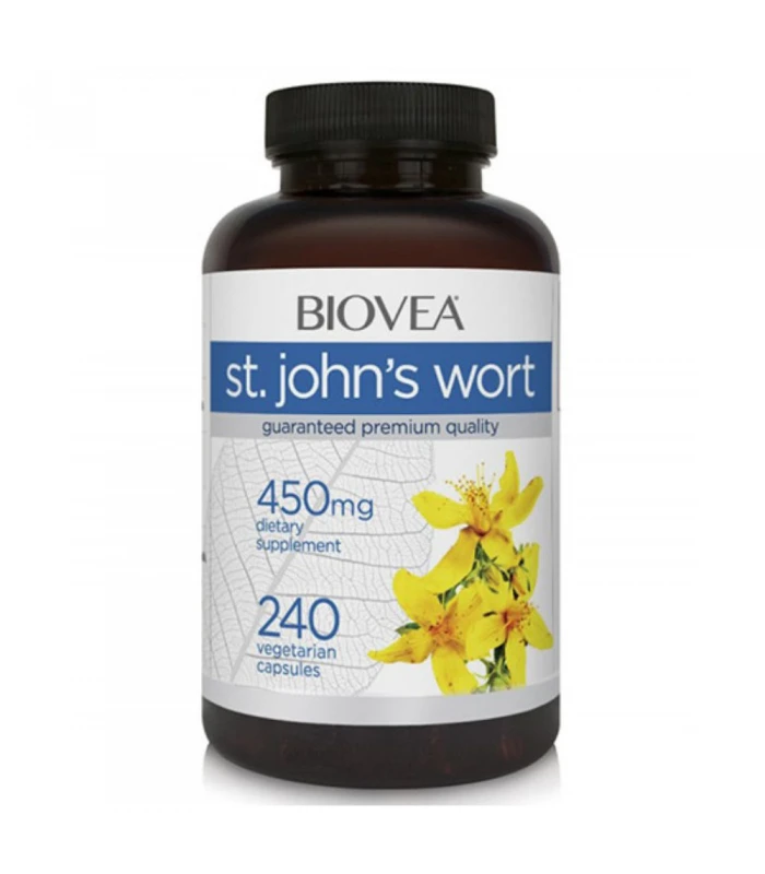 St. John`s Wort 450mg, 240капс, BIOVEA - Жълт Кантарион