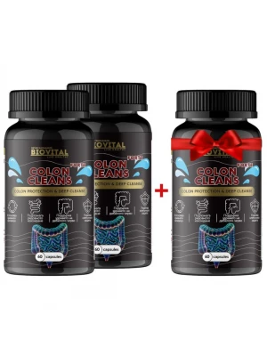 Colon Cleans Forte 1050мг, 180 капсули - 2+1 ПОДАРЪК 