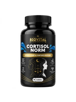 BIOVITAL Cortisol Norm 1180mg 90 таблетки - Регулатор на кортизола