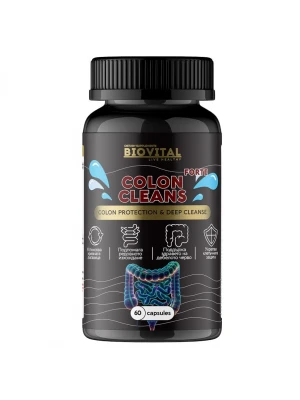 Colon Cleans Forte 1050мг 60капс - прочистване, баланс и защита