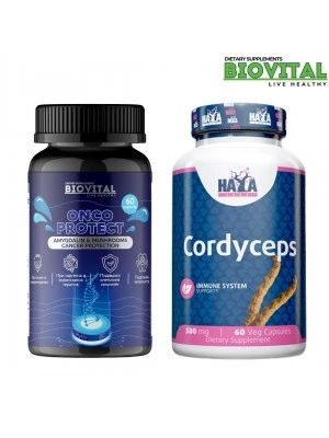 OncoProtect + Cordyceps 120капс - при онкологии и терапии