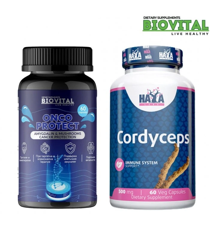 OncoProtect + Cordyceps 120капс - при онкологии и терапии