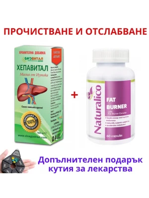 ОТСЛАБВАНЕ - стак за Детокс и Изгаряне на мазнини