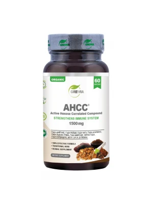 AHCC® – Active Hexose Correlated Compound, 60капс - 8 гъби