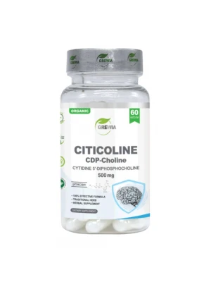 CITICOLINE CDP-Choline 500mg, 60капс - Подпомага мозъка