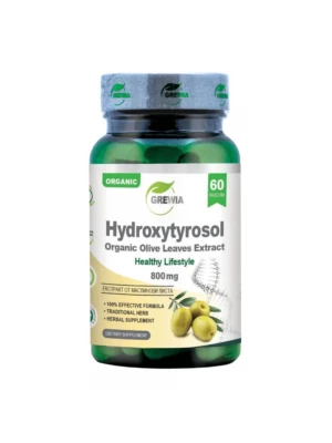 Hydroxytyrosol Organic Olive Leaves Extract, 60капс - за сърце