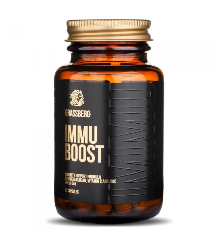 Immu Boost - Beta Glucans 60капс,  Grassberg - Имуностимулатор