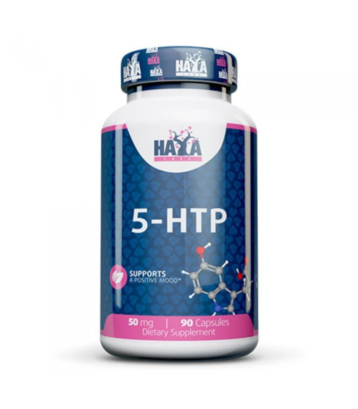 HAYA LABS 5-HTP 50мг, 90капс - отслабване, стрес и безсъние