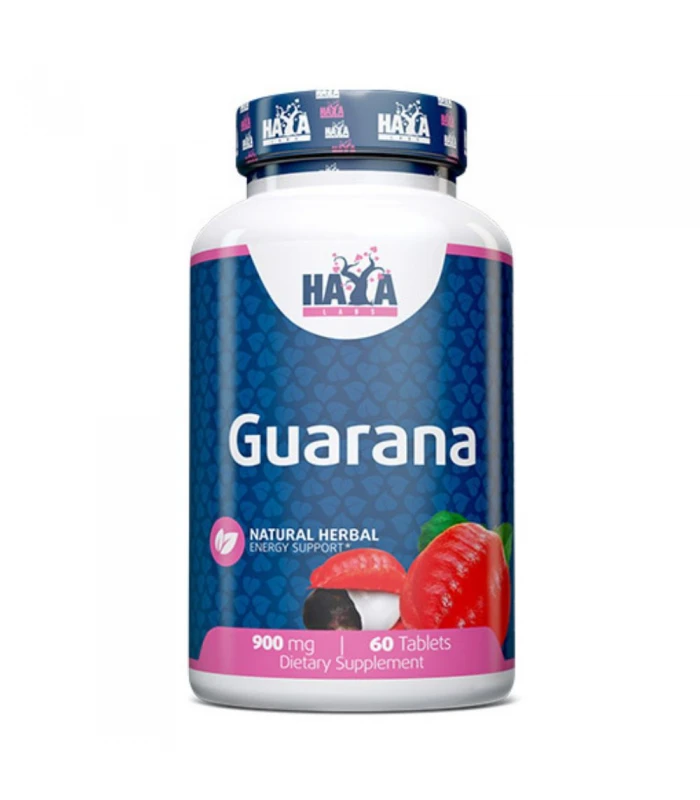 HAYA LABS Guarana 900мг, 60табл - за отслабване