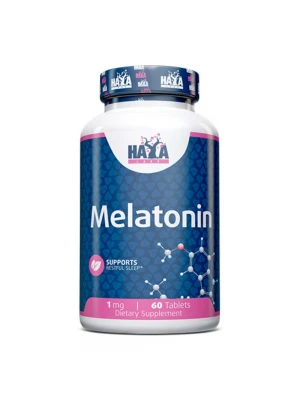 HAYA LABS Melatonin 1mg,  60табл - безсъние и депресия
