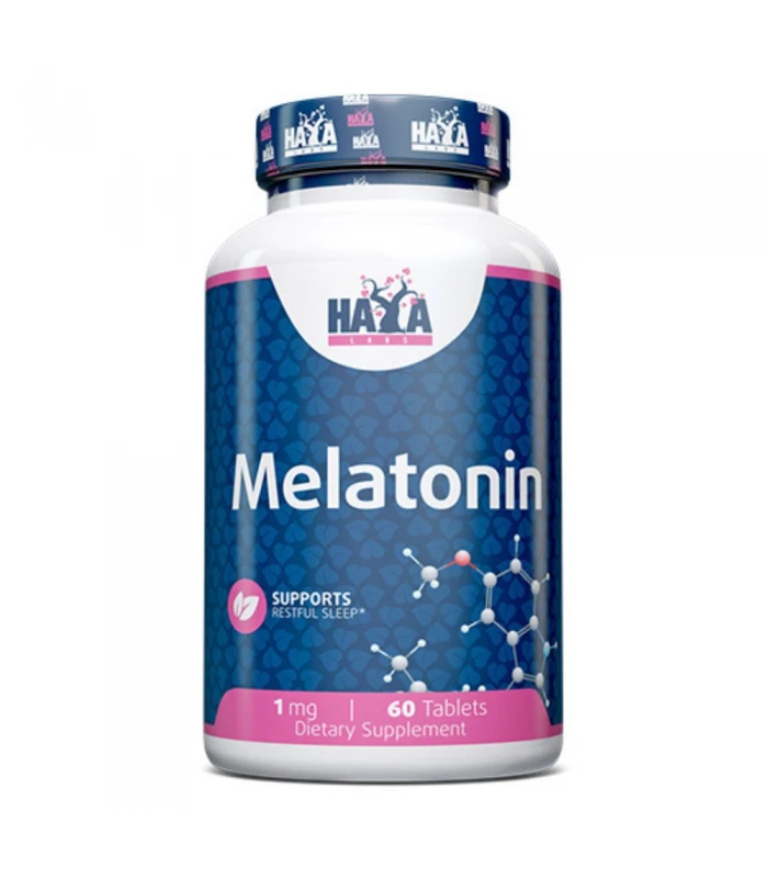 HAYA LABS Melatonin 1mg,  60табл - безсъние и депресия