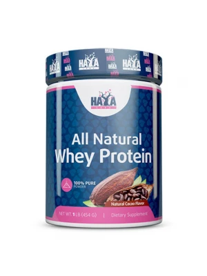 HAYA LABS 100% Pure All Natural Whey Protein, Natural Cacao