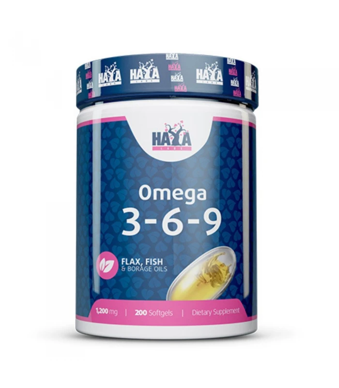 HAYA LABS Omega 3-6-9 1200 mg - 200 Softgels