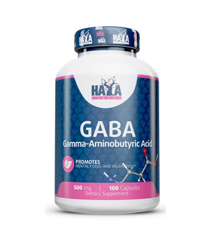 HAYA LABS Gaba 500мг, 100 капсули