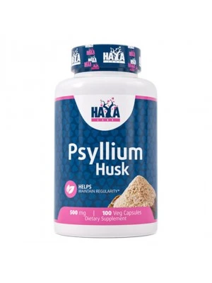 HAYA LABS Psyllium Husk 500мг, 100капс - фибри от живовляк