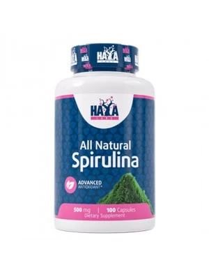 HAYA LABS All Natural Spirulina 500мг, 100капс - Спирулина
