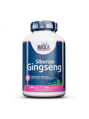 HAYA LABS Siberian Ginseng 500мг, 100капс - Сибирски женшен