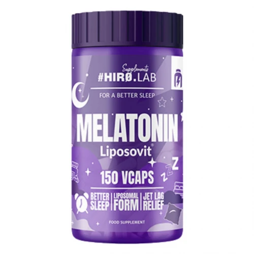 Hiro.Lab Melatonin Liposovit® 1 mg, 150 капсули.- Липозомен мелатонин
