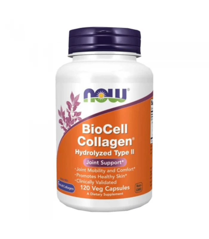 NOW Biocell Collagen Hydrolyzed Type II 120капс - за ставите