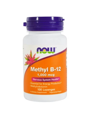 NOW Vitamin B-12 Methylcobalamin 1000 mcg, 100 таблетки