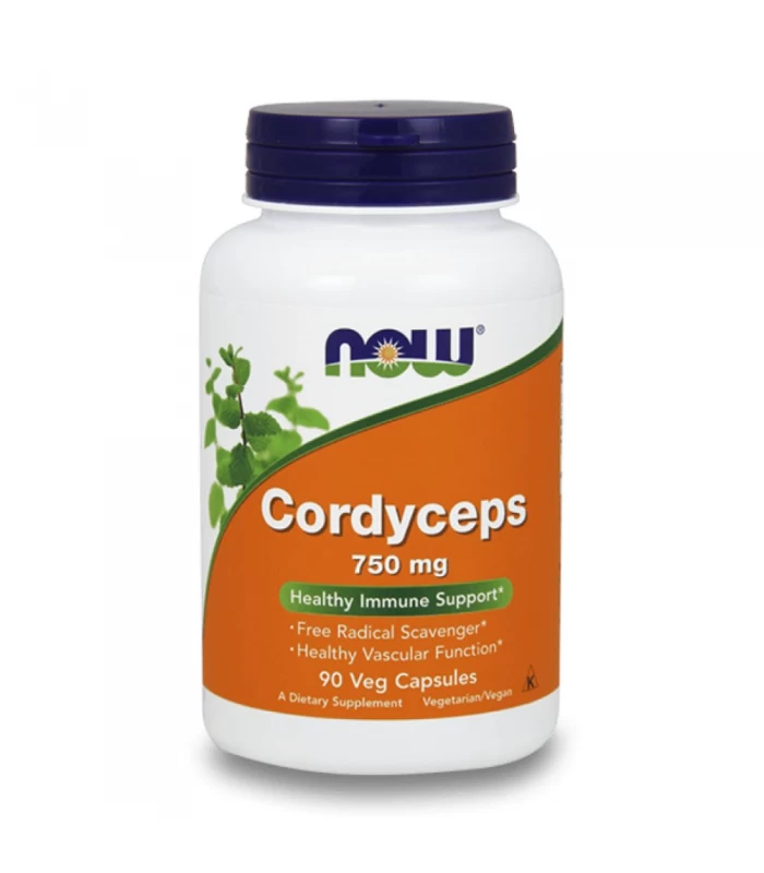 NOW Cordyceps 750мг, 90капс - имуностимулатор