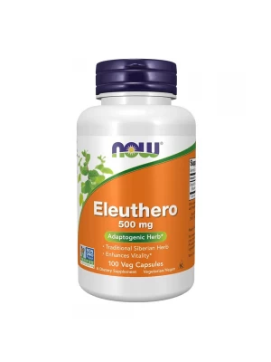 NOW Eleuthero 500мг, 100капс - Сибирски женшен