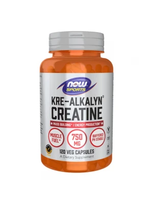 NOW Kre-Alkalyn® Creatine 120 и 240 капсули - за мускулите