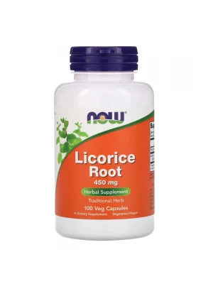 NOW Licorice Root 450 мг 100капс - Женско биле