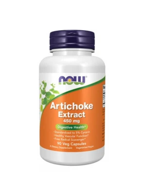 NOW Artichoke Extract 450mg, 90caps - Артишок
