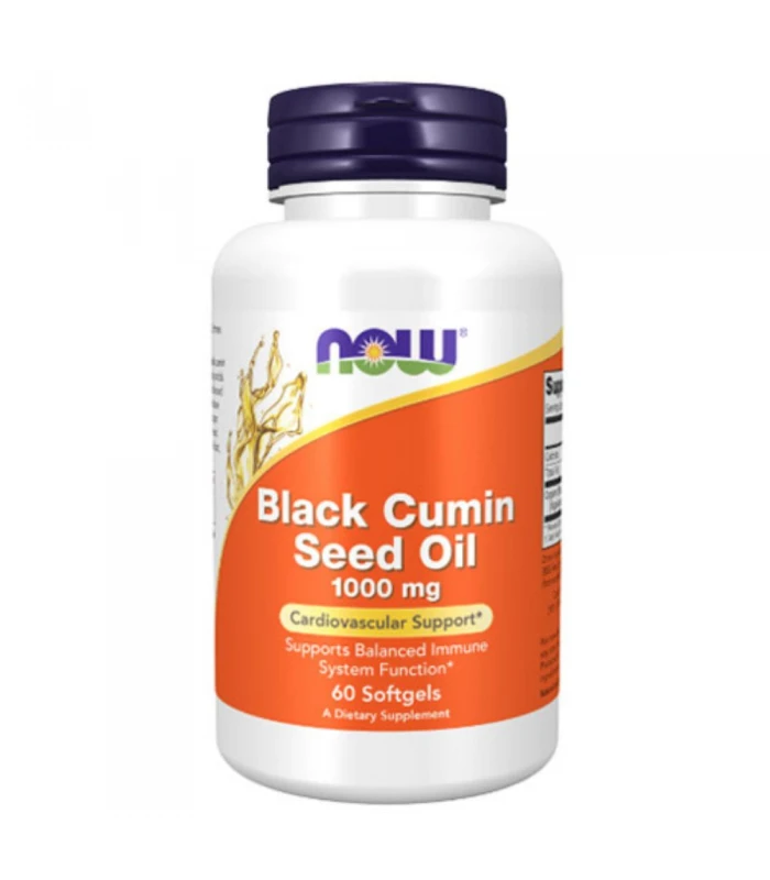 NOW Black Cumin Seed Oil 1000mg, 60Softgels - масло черен кимион