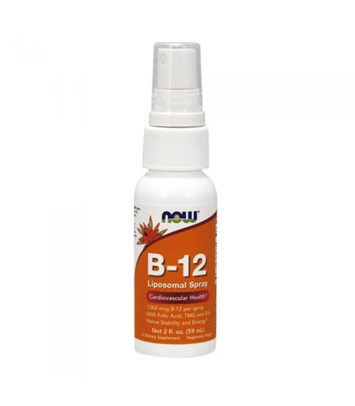 NOW Vitamin B-12 Liposomal Spray 59ml - Липозамен спрей