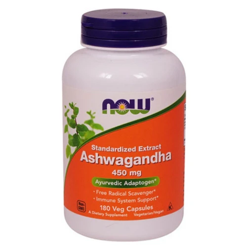 NOW Ashwagandha Extract 450mg, 180caps - Ашваганда