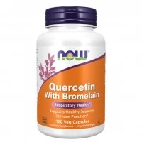 NOW Quercetin with Bromelain / 120 Vcaps