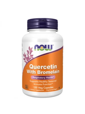 NOW Quercetin with Bromelain / 120 Vcaps