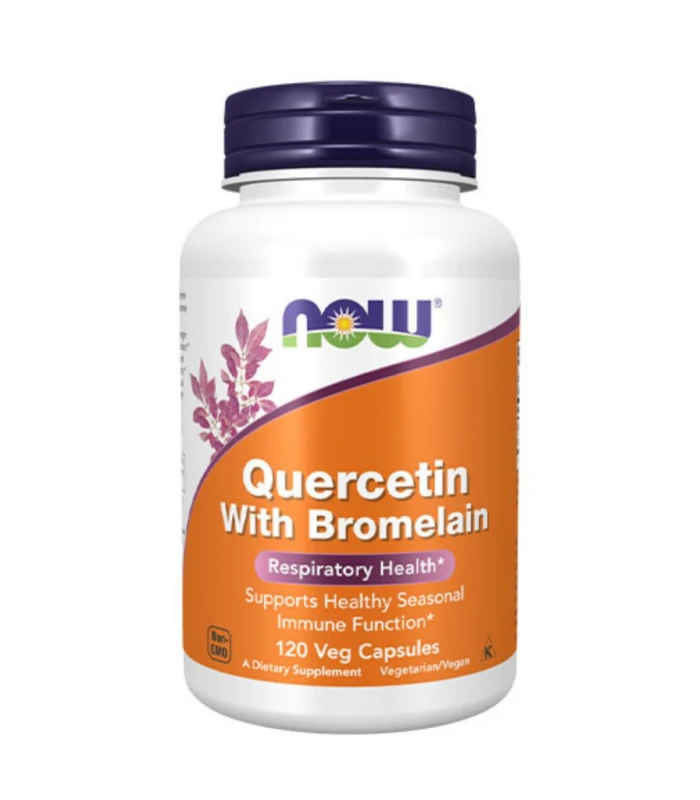 NOW Quercetin with Bromelain / 120 Vcaps
