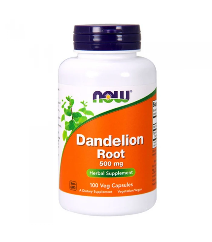 NOW Dandelion Root 500mg, 100Vcaps - Корен от глухарче