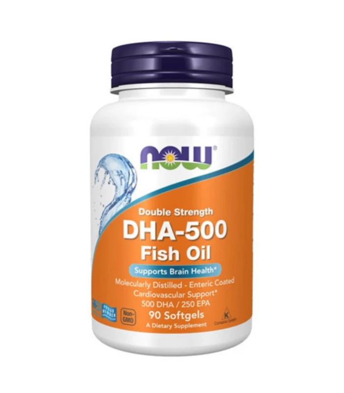 NOW DHA 500мг 90 Softgels - Омега 3 Рибено масло