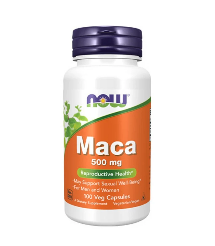 NOW Maca 500мг, 100капс - Репродуктивно здраве