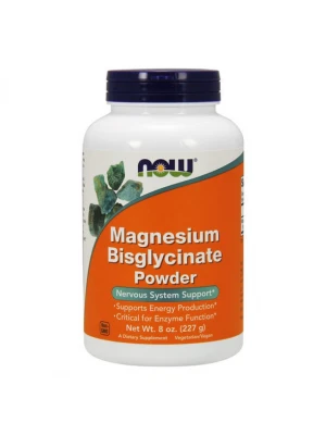 NOW Magnesium Bisglycinate Powder, на прах - 227гр