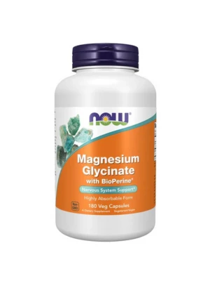 NOW Magnesium Glycinate with BioPerine,180капс