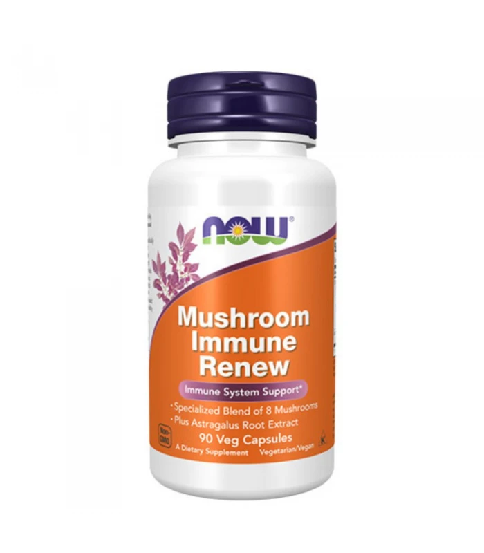 NOW Mushroom Immune Renew, 90caps - 7 вида гъби