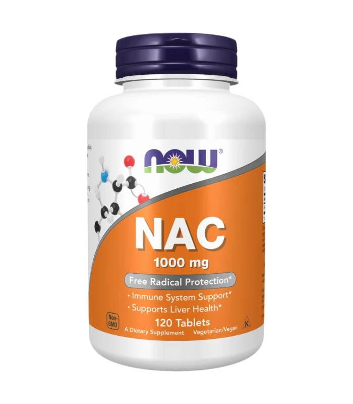 NOW Foods NAC Acetyl Cysteine 1000mg - 120 капсули