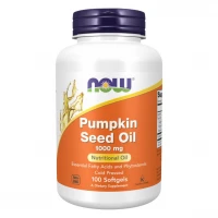NOW Foods Pumpkin Seed Oil 1000 mg, 100 капсули - Масло от тиквено семе