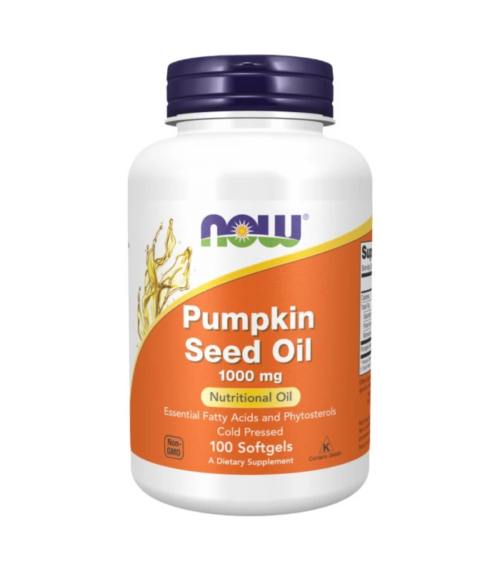 NOW Foods Pumpkin Seed Oil 1000 mg, 100 капсули