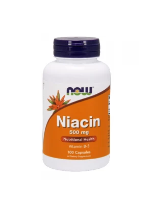 NOW Niacin 500мг, 100капс - Витамин B3
