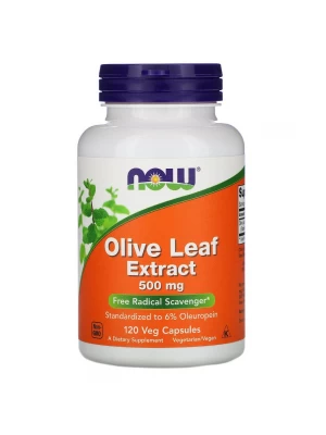 NOW Olive Leaf Extract, 60 капс - имуностимулатор
