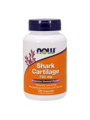 NOW Shark Cartilage 750мг, 100капс - Хрущял от акула