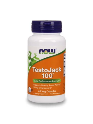 NOW TestoJack 100 - 200мг, 60капс - формула за мъжка потентност