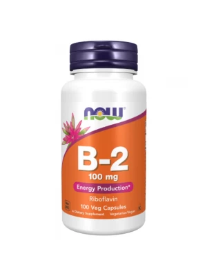 NOW Vitamin b2, 100мг, 100капс - Рибофлавин