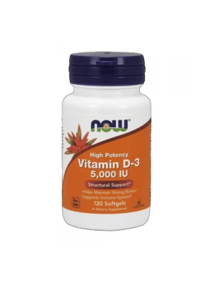 NOW Vitamin D-3 (5000 IU) 120 или 240 капс